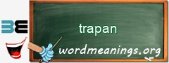 WordMeaning blackboard for trapan